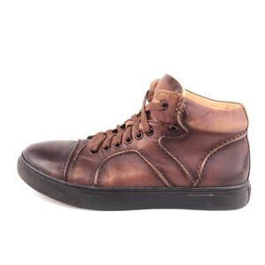 Zanzara Lanlin Brown Leather Ankle Sneakers 8